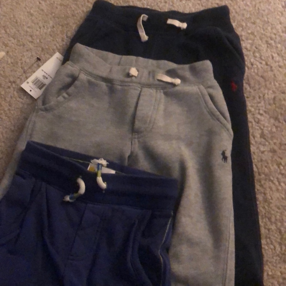 Sweatpants polo Ralph Lauren and Boden.